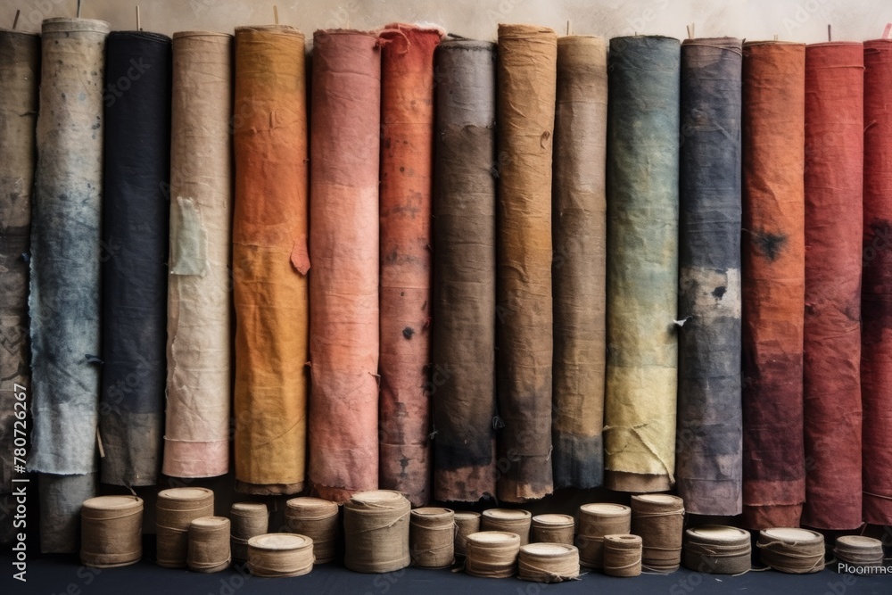 Wabi-sabi background, where hand-made paper meets natural dye and sumi ink. Wabi-sabi background, where hand-made paper meets natural dye and sumi ink.