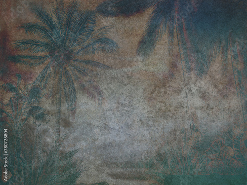 Rustic Palms mural