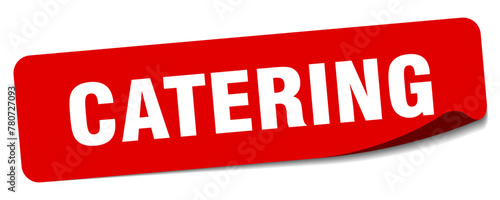 catering sticker. catering label