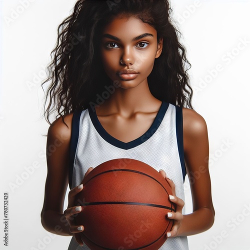 basketball player with ball © Deanmon