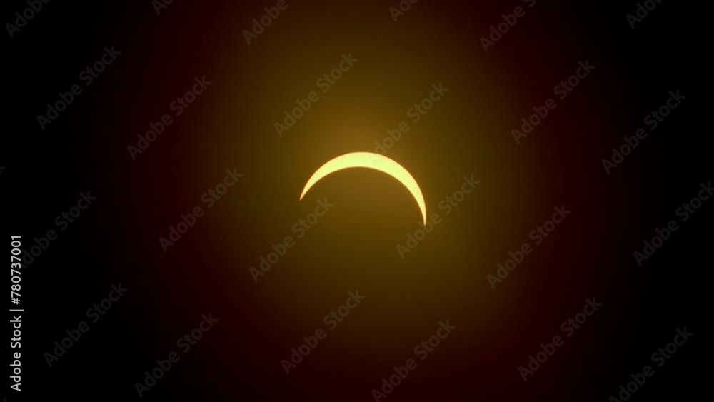 90 percent partial solar eclipse close up 90 percent partial solar eclipse close up