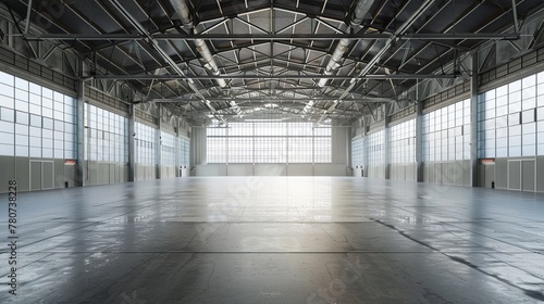 big industrial hangar photo