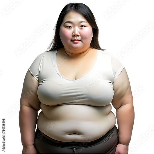 Fat asian woman