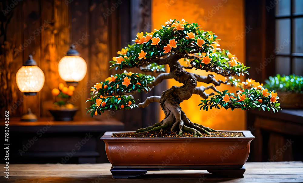 tree Bonsai Small orange tree plant tree Bonsai Small orange tree plant