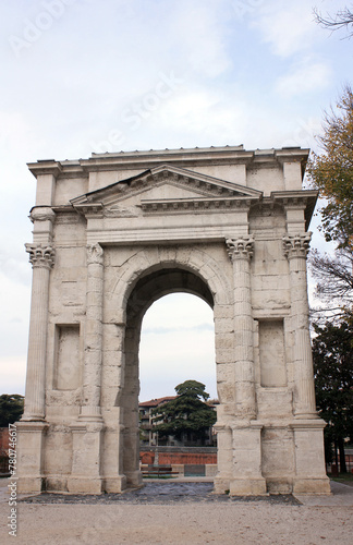 Arco dei Gavi, a Roman Arch in Verona, Italy
