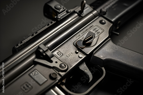 Detailed Isolation: A Close Encounter with the Compact and Powerful MP5 Submachine Gun