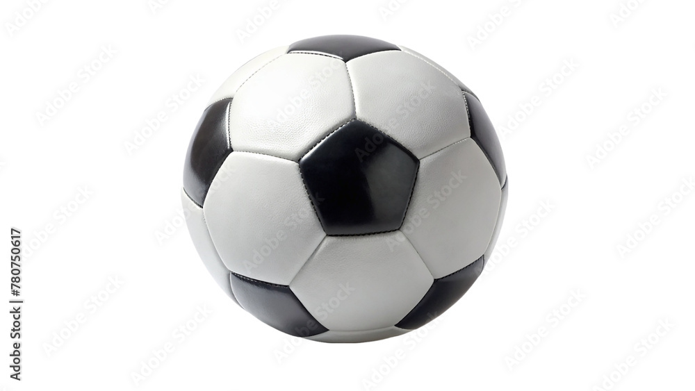 Soccer ball isolated on transparent background