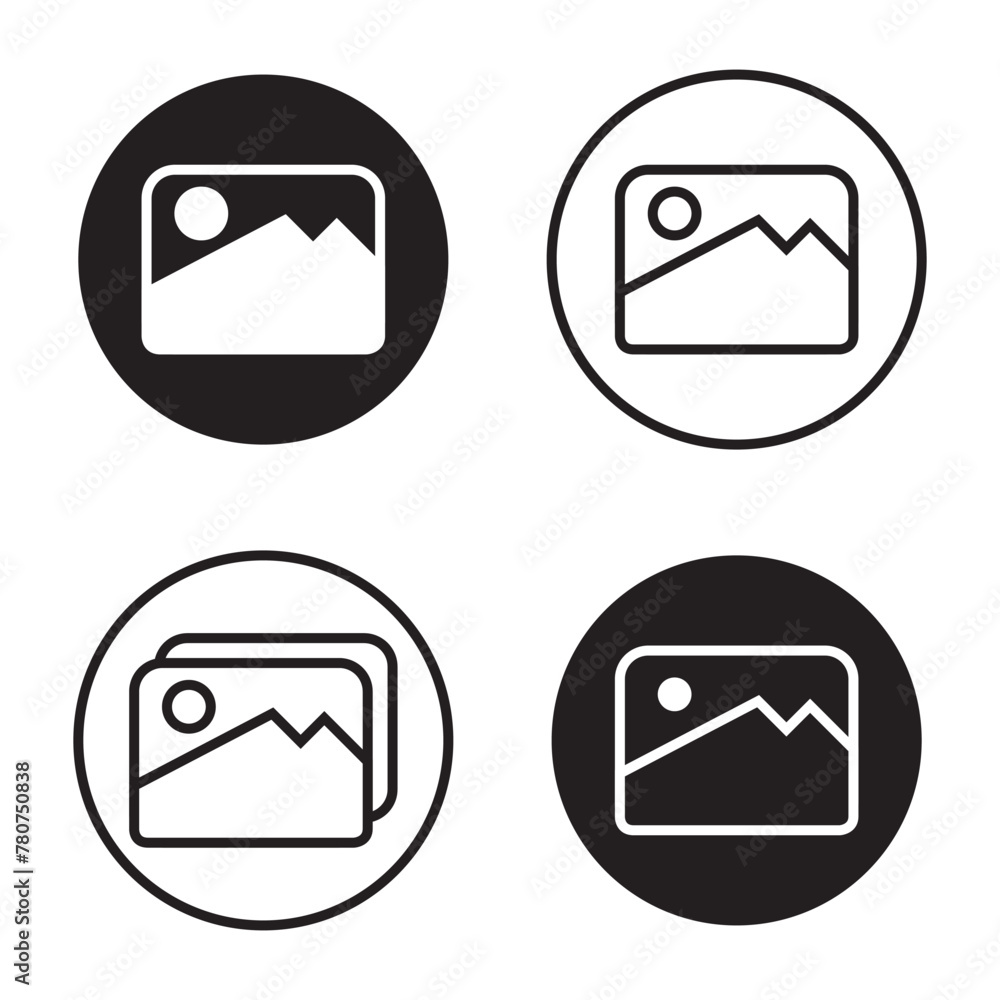 Picture icon vector. photo gallery sign and symbol. image icon. gallery Icon. picture landscape icon symbol vector. on white background. eps10. Picture icon vector. photo gallery sign and symbol. image icon. gallery Icon. picture landscape icon symbol vector. on white background. eps10.