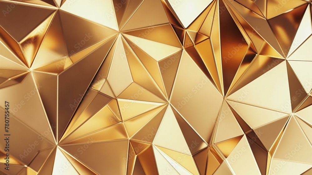 Abstract background mosaic wallpaper crystal, gold background Abstract background mosaic wallpaper crystal, gold background
