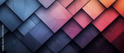 Dark transparent mosaic light brochure, colorful geometric pattern