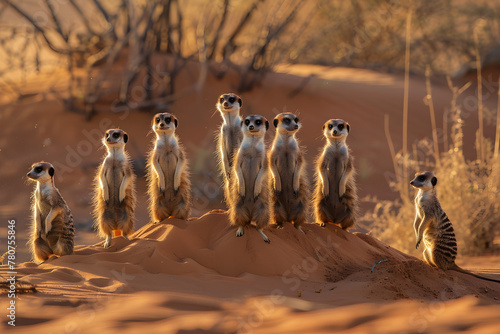The Intriguing Social Behavior and Interactive Lifestyle of Meerkats
