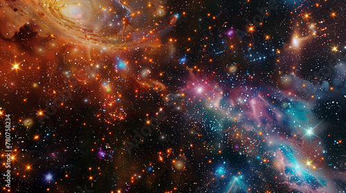 Humanity's destiny unfolds in a cascade of pixelated stars