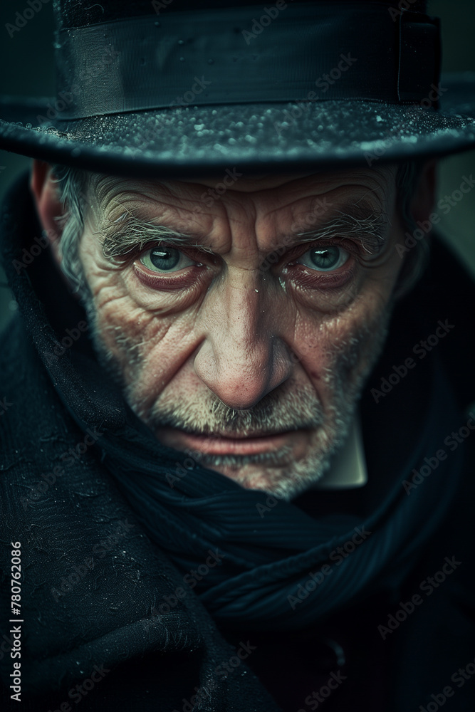 Senior man with serious expression Senior man with serious expression