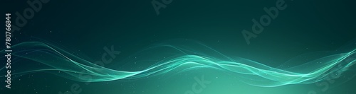 abstract dark green background with wavy lines, fluid shapes