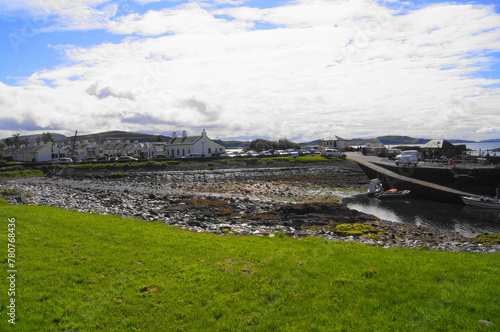 Ellenabeich which is on the Isle of Seil which is part of the Slate Islands, Highland Scotland, UK photo