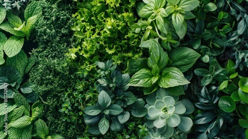Greens leaves Fresh Organic background, close up. Vegetable, raw kale salad for healthy vegetarian salad. Summertime concept
