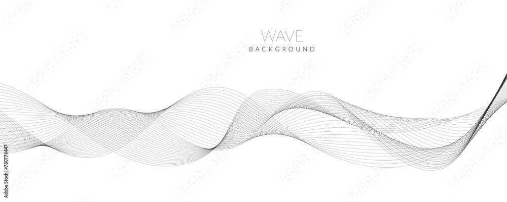 Abstract wave element for design. Digital frequency track equalizer. Stylized line art background. Vector illustration. Wave with lines created using blend tool. Curved wavy line, smooth stripe. Abstract wave element for design. Digital frequency track equalizer. Stylized line art background. Vector illustration. Wave with lines created using blend tool. Curved wavy line, smooth stripe.