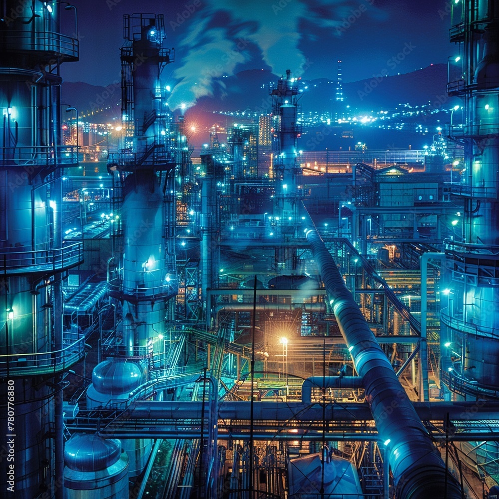 5Genabled industrial complex, where realtime data exchange accelerates production, and smart grids optimize energy use , cinematic 5Genabled industrial complex, where realtime data exchange accelerates production, and smart grids optimize energy use , cinematic