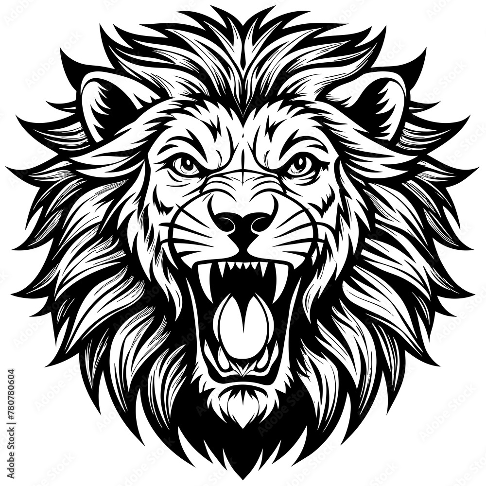 lion head mascot lion head mascot