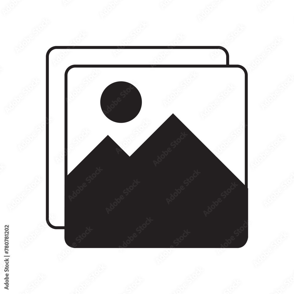 Picture icon vector. photo gallery sign and symbol. image icon. gallery Icon. picture landscape icon symbol vector. on white background. eps10. Picture icon vector. photo gallery sign and symbol. image icon. gallery Icon. picture landscape icon symbol vector. on white background. eps10.