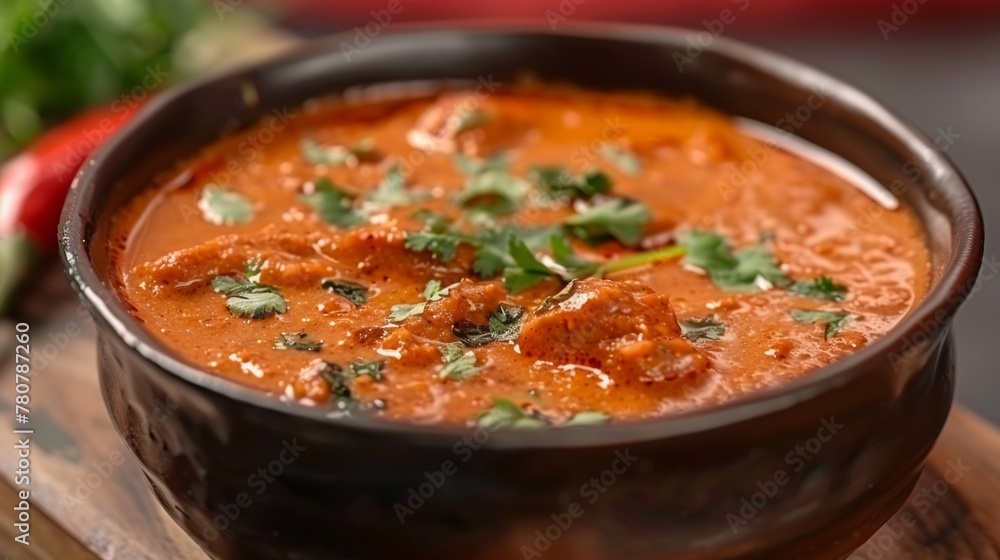 Indian dish Murg makkhani, this is chicken in creamy tomato curry sauce. Indian dish Murg makkhani, this is chicken in creamy tomato curry sauce.