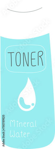 Beauty products, organic skincare, toner