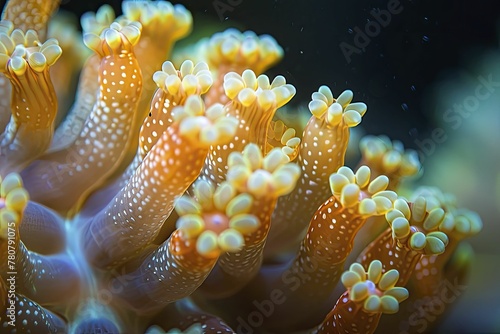 Exploring the intricate feeding behaviors of coral polyps reveals the vibrant dynamics within coral reef ecosystems.