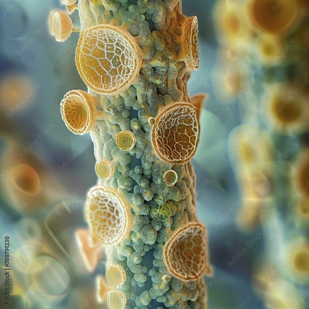 Exploring the intricate cellular arrangement within a plant stem ...