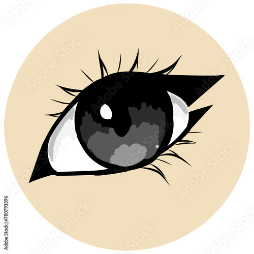 illustration of a eye