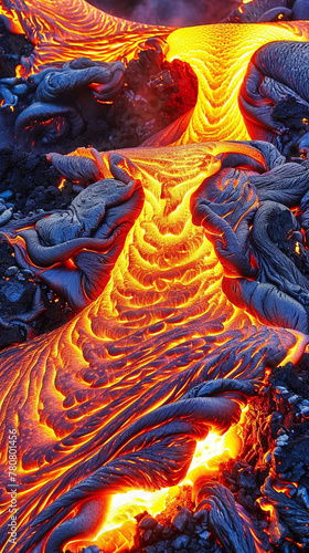 Mesmerizing Flow: The Slow and Powerful Dance of Lava