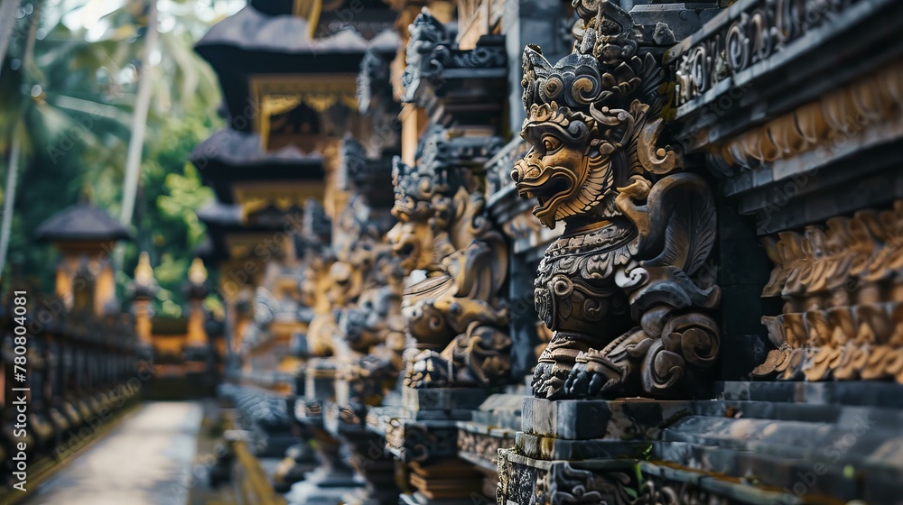 Obraz premium detail of an temple
