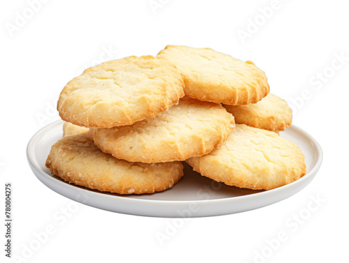 Buttermilk Cookies isolated on transparent png background. Generative ai © ideaCuz Studio