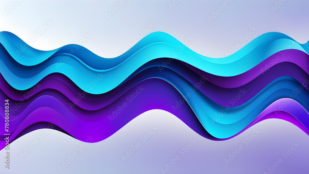 abstract blue and purple liquid wavy shapes futuristic banner abstract blue and purple liquid wavy shapes futuristic banner