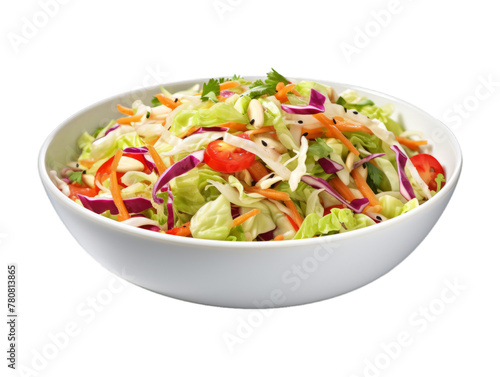 Cashew Slaw isolated on transparent png background. Generative ai