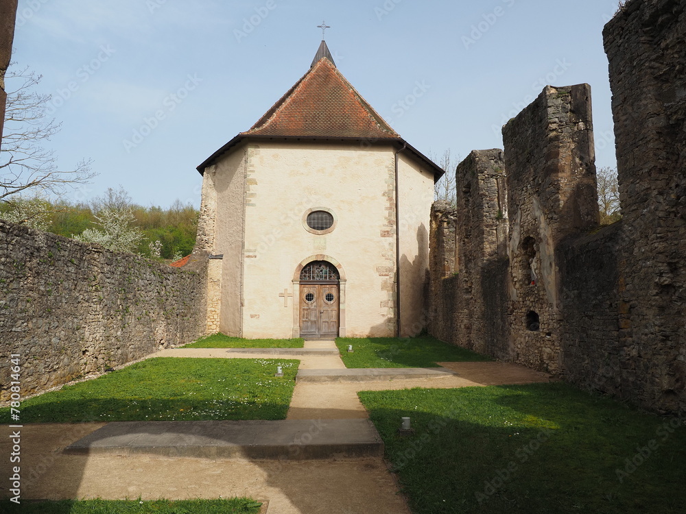 Klosterruine Gräfinthal im Mandelbachtal - Marianischer Wallfahrtsort seit dem späten Mittelalte 