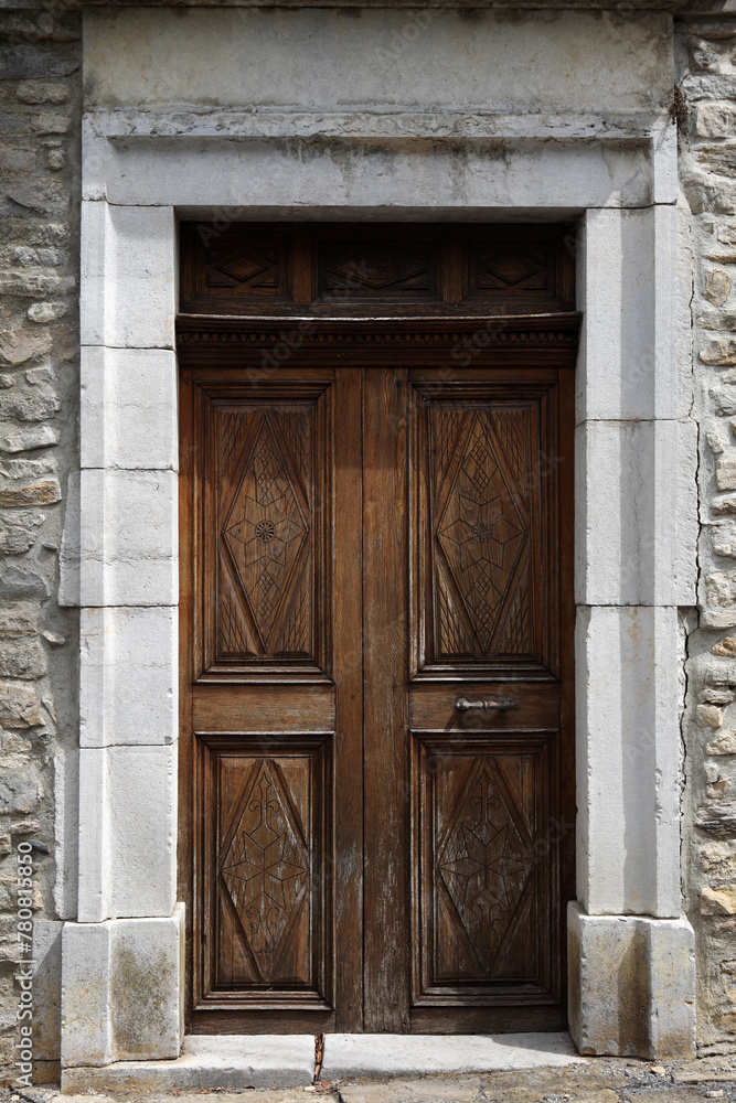 Old door - Saint Maurice d'Ardeche - Ardeche - France Old door - Saint Maurice d'Ardeche - Ardeche - France