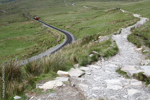 Photography View from the Snowdon ascent - Llanberis - Wales - UK