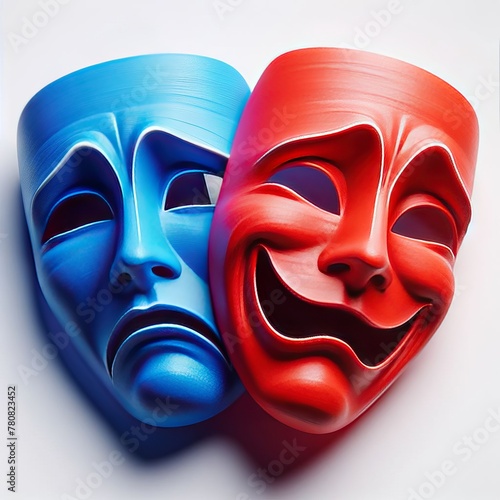 comedy and tragedy masks photo