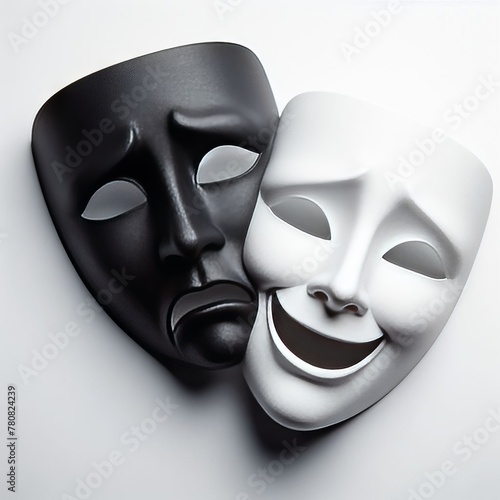 comedy and tragedy masks photo