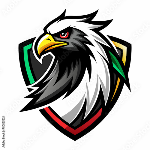 vector-colorful-eagle-logo-black-and-white