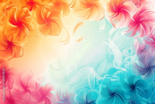abstract background for Hawaiian Lei Day