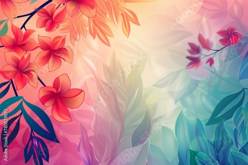 abstract background for Hawaiian Lei Day photo