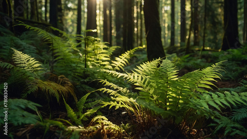 Fern in the forest