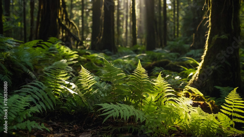 Fern in the forest