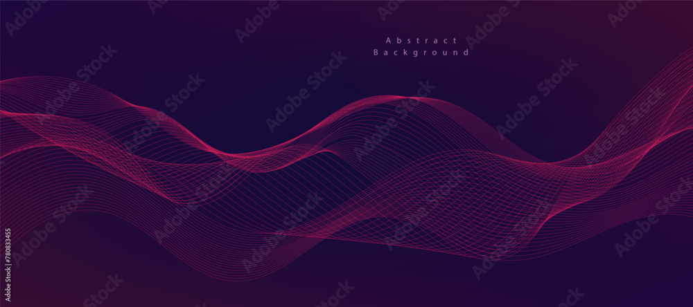 Abstract vector gradient background with waves Abstract vector gradient background with waves