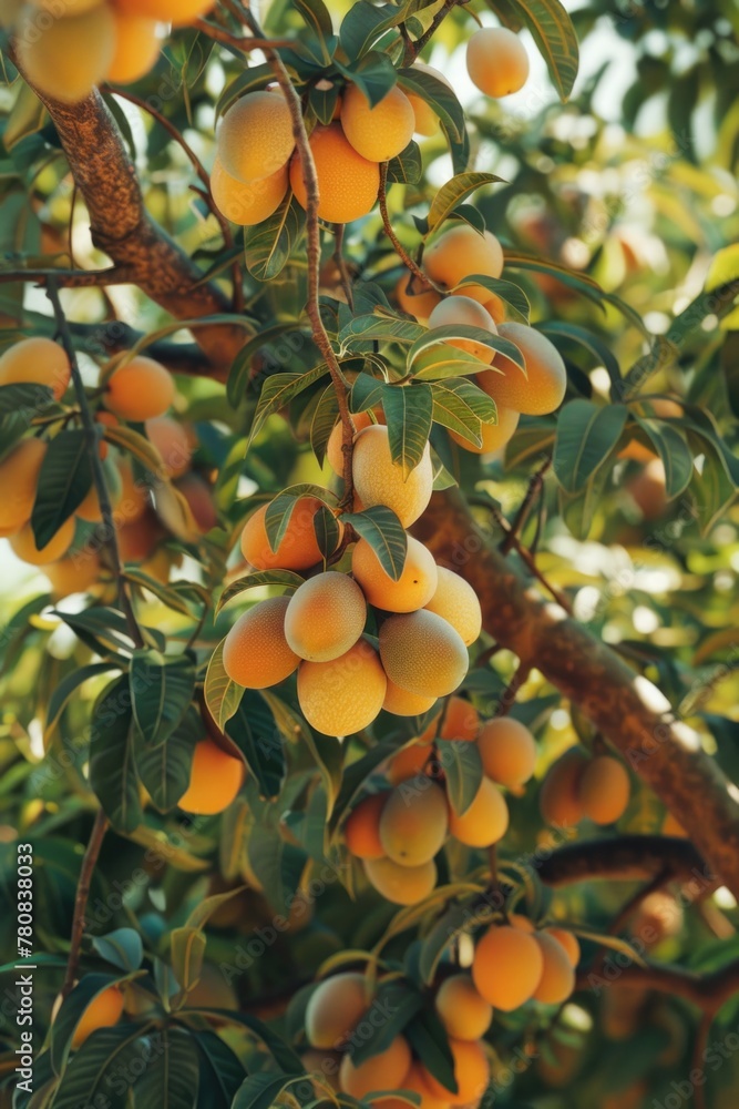 Fresh oranges ready for picking, ideal for food and agriculture concepts Fresh oranges ready for picking, ideal for food and agriculture concepts