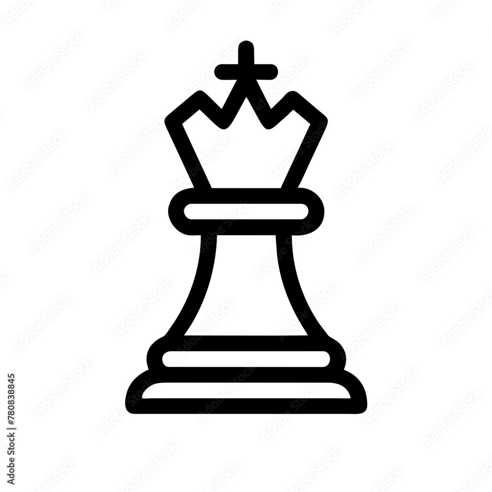 Chess Piece icon vector graphics element silhouette sign symbol illustration on a Transparent Background Chess Piece icon vector graphics element silhouette sign symbol illustration on a Transparent Background