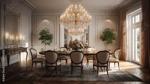 Beautiful Elegant formal dining room design