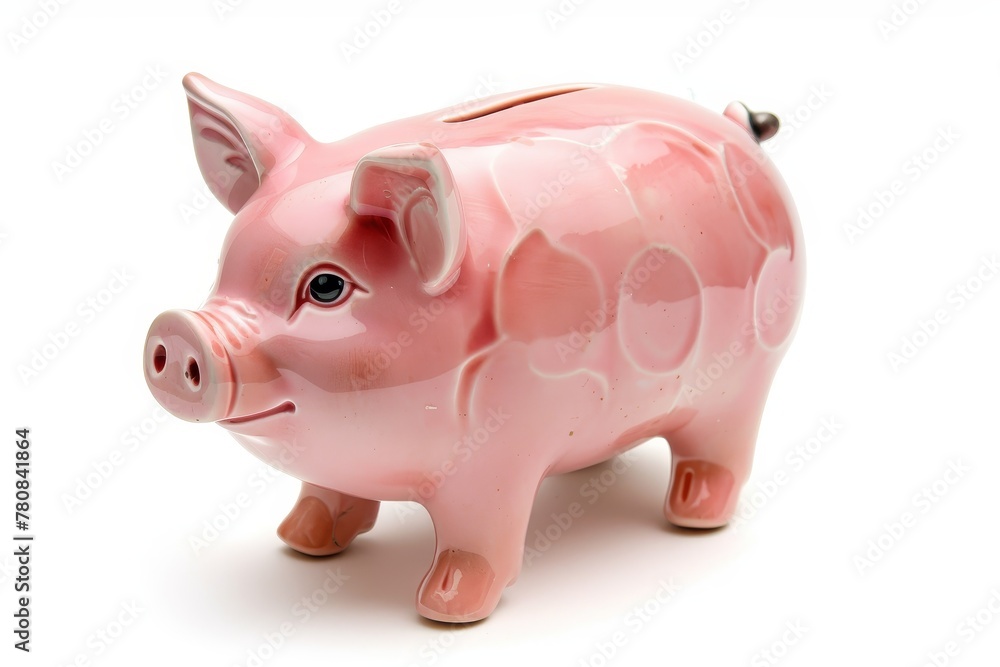 Piggy bank isolated on white Piggy bank isolated on white