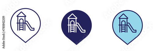 Playground Pin Icon - Navigation Set